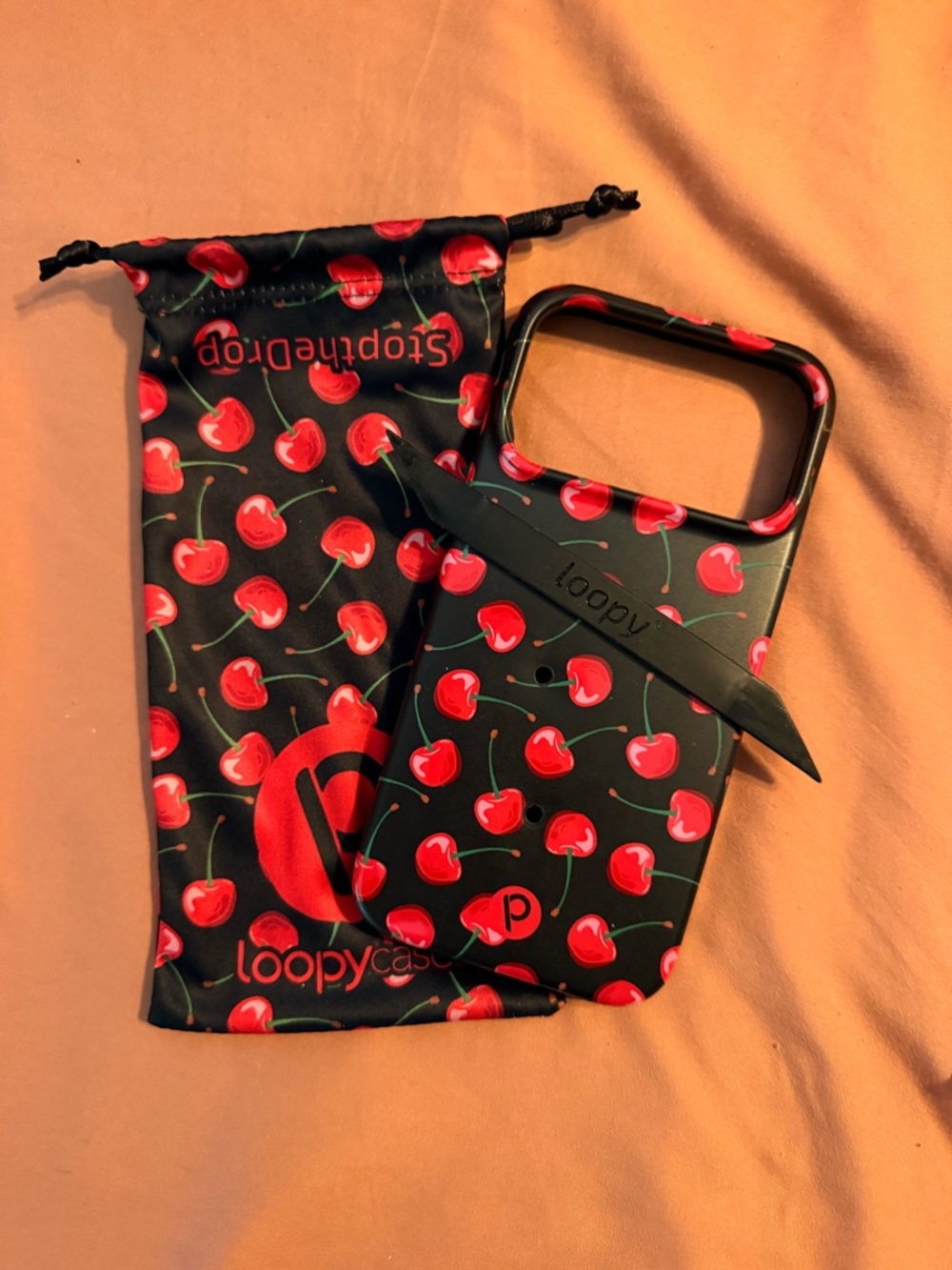 iPhone 17 Pro Max Loopy Case Cherries